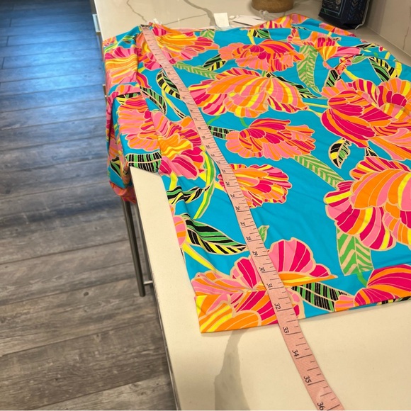 Trina Turk NWT Women's Poppy Cascading-Sleeve Tunic SWIM Cover-Up Large vacation - Picture 12 of 12